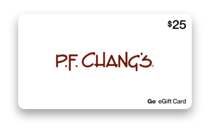 Desde $25 en PF Chang's
