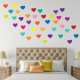 $1.48 por Calcoman√≠as para Pared Modelo Corazones thumbnail 1