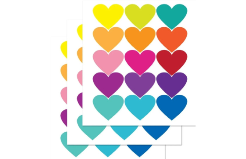 $1.48 por Calcoman√≠as para Pared Modelo Corazones