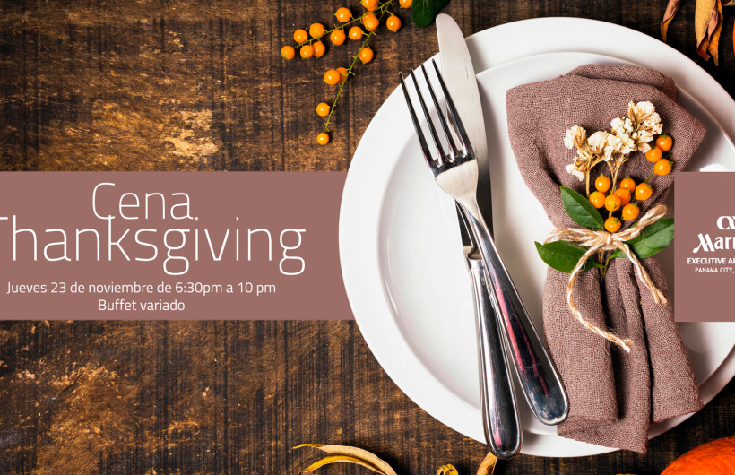 Paga $25: Cena Buffet Thanksgiving