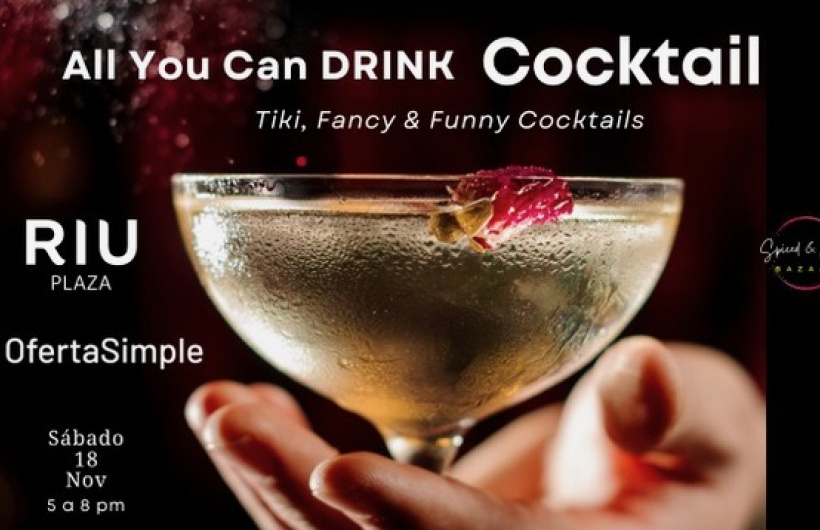 Paga $12: All You Can Drink Cocktails