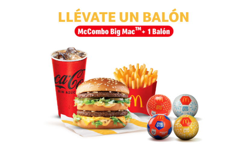 GRATIS: Descuento en Big Mac o Pollo McCrispy con Balón