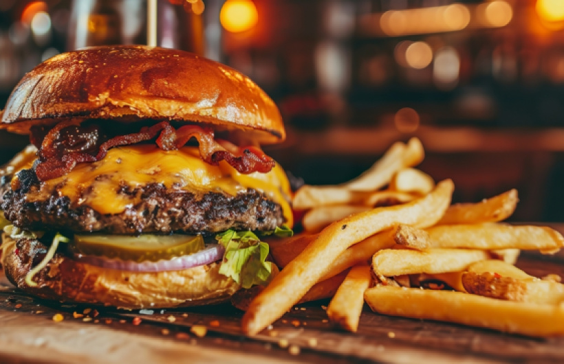 Paga $15: Comida Rápida y Bebidas