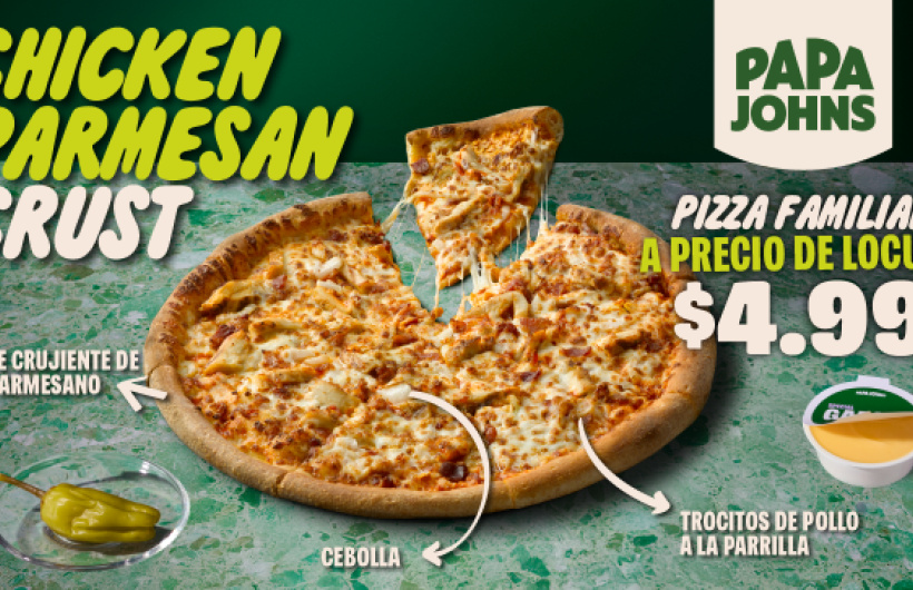 Paga $4.99: Chicken Parmesan Crust
