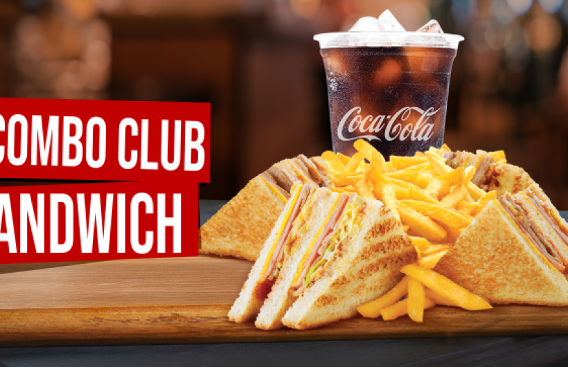Desde $6.27: Combo Club Sandwich y/o Gyro