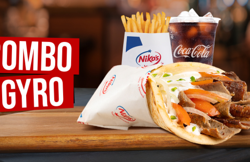 Desde $6.27: Combo Club Sandwich y/o Gyro