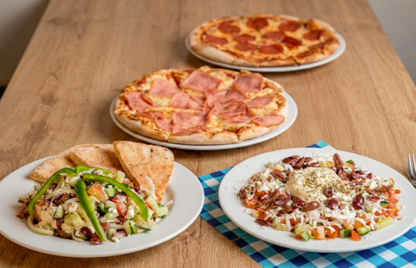 Paga $12.50: Pizza y Ensalada