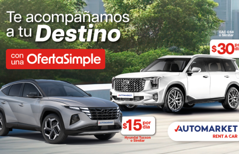Desde $15: Alquiler de Auto