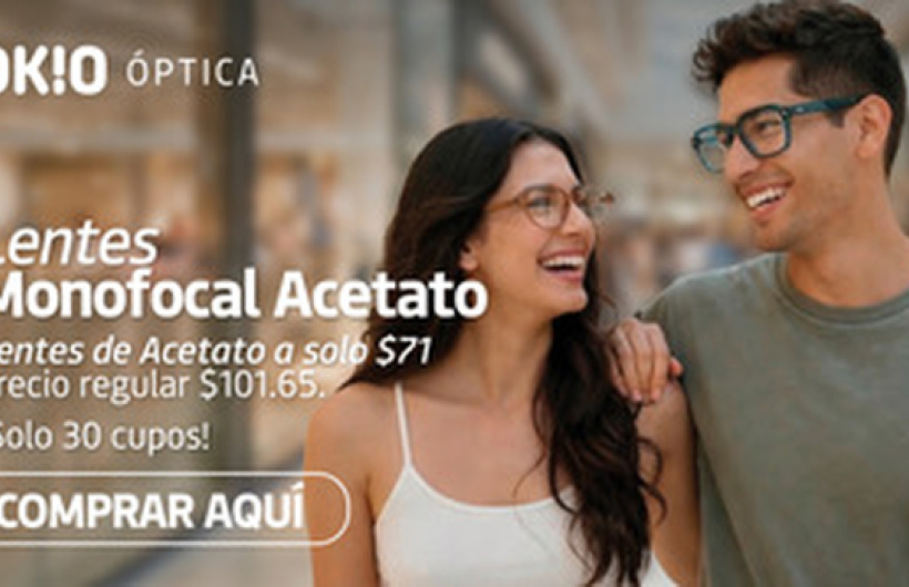 Desde $71: Lentes Monofocal y Progresivo