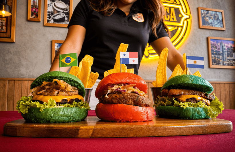 Paga $29: Hamburguesas Mundialistas a elegir