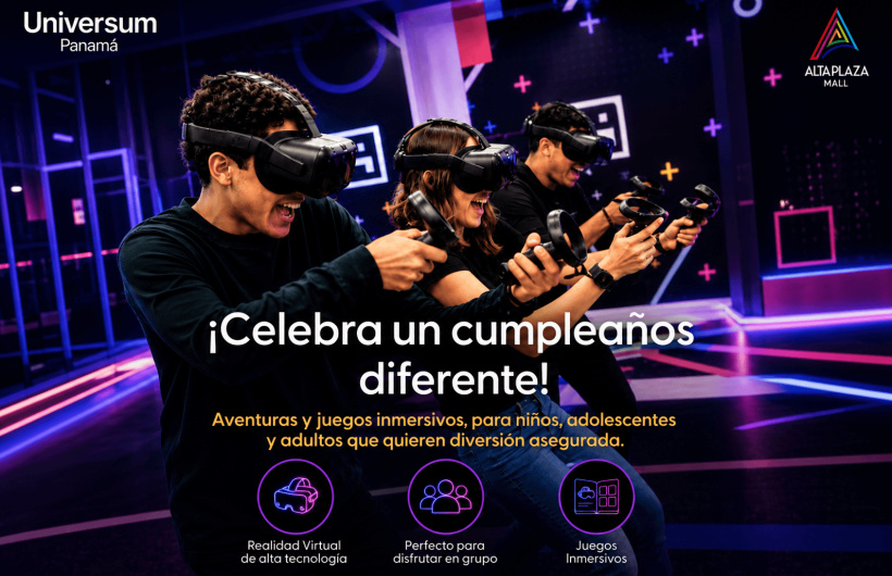 Paga $381.65:  Cumpleaños en Realidad Virtual
