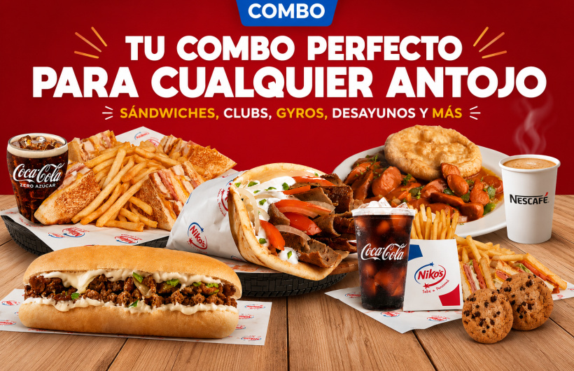 Desde $2.98: Combos de emparedados