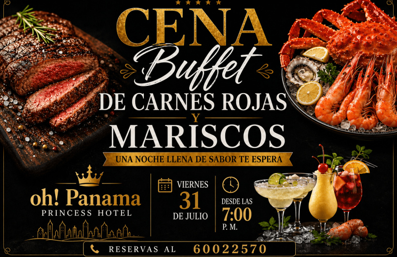 Paga $23: Buffet de Mariscos y Carnes