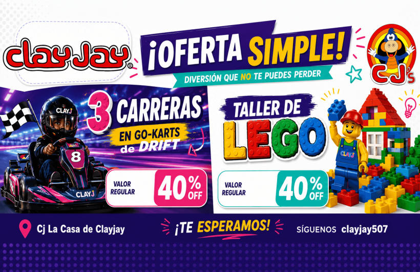 Desde $12: Go-Karts o Lego