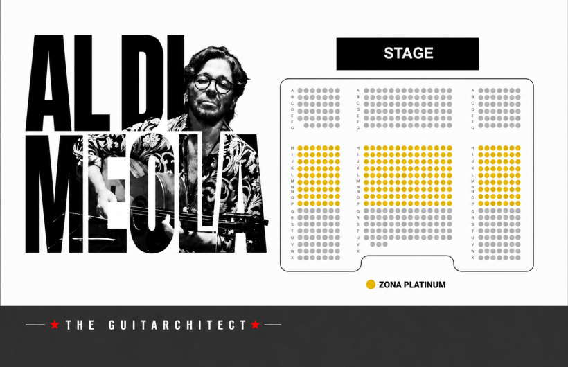 Paga $53.76: Concierto de Al Di Meola "THE GUITARCHITECT"