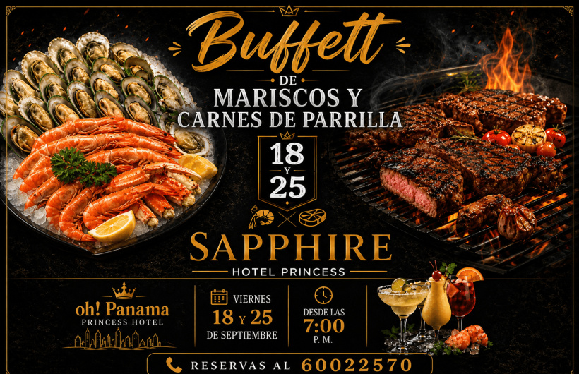 Paga $23: Buffet de Mariscos y Carnes