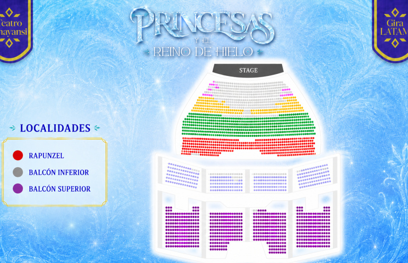 Desde $14.98: Show de Princesas y el Reino de Hielo