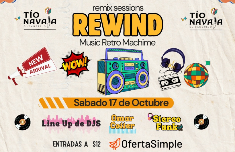 Paga $9: Show Música Retro
