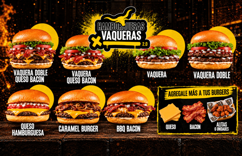 Desde $11.69: Combo de Burgers