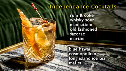 Independence cocktails